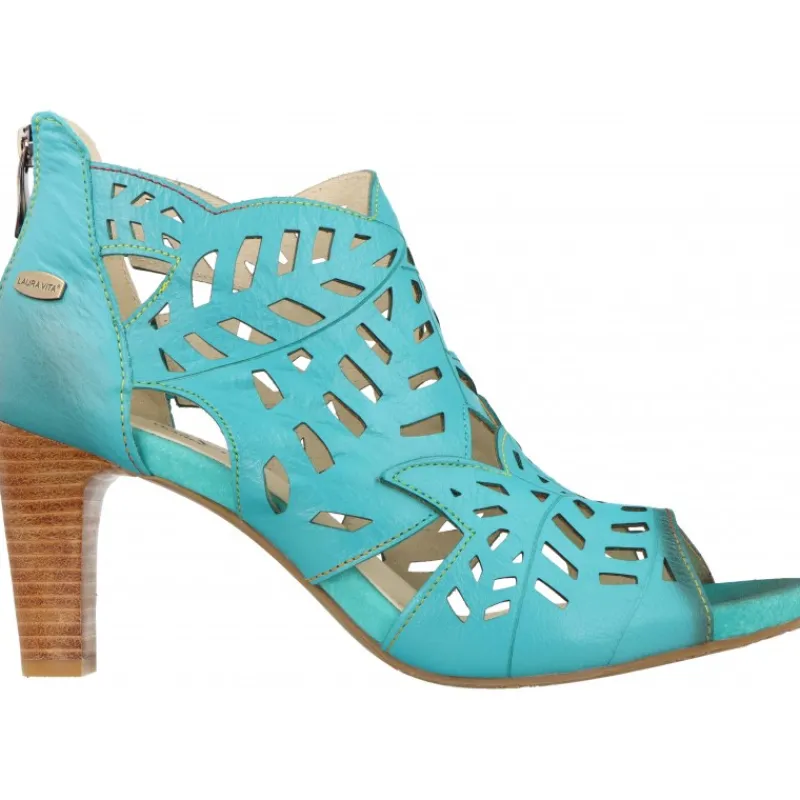 Laura Vita Albane 048 Turquoise*Femme Sandales | Talons