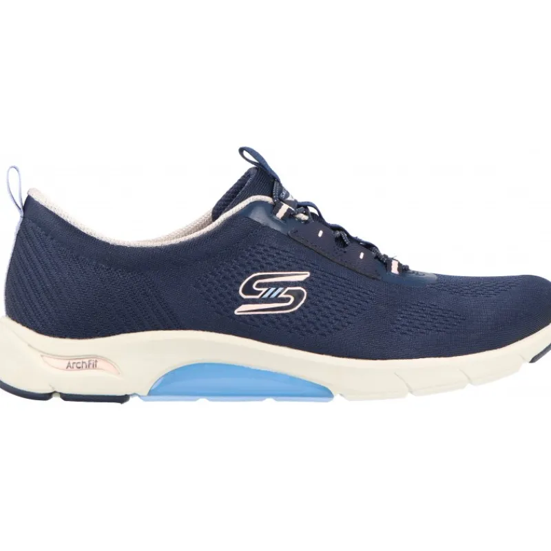 Skechers Arch Fit MELLOW Navy/Pink*Femme Baskets