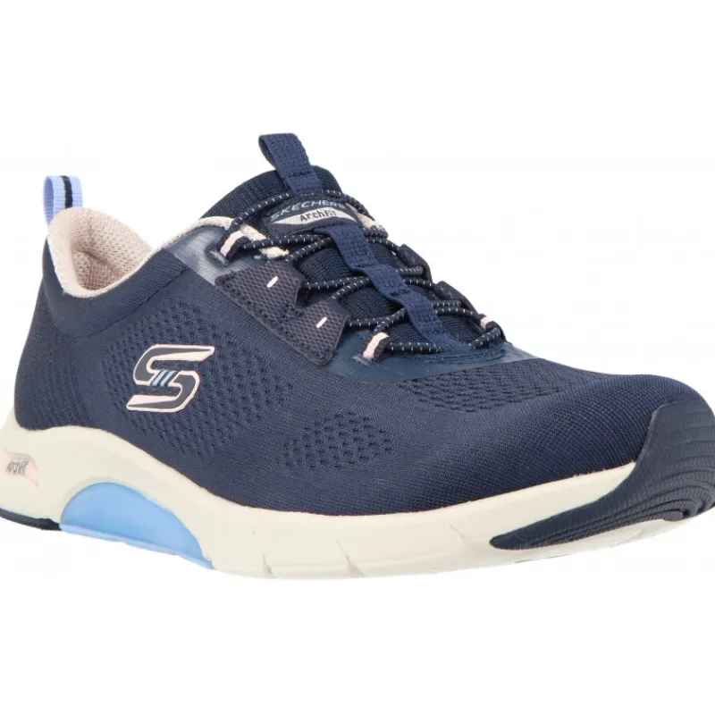 Skechers Arch Fit MELLOW Navy/Pink*Femme Baskets