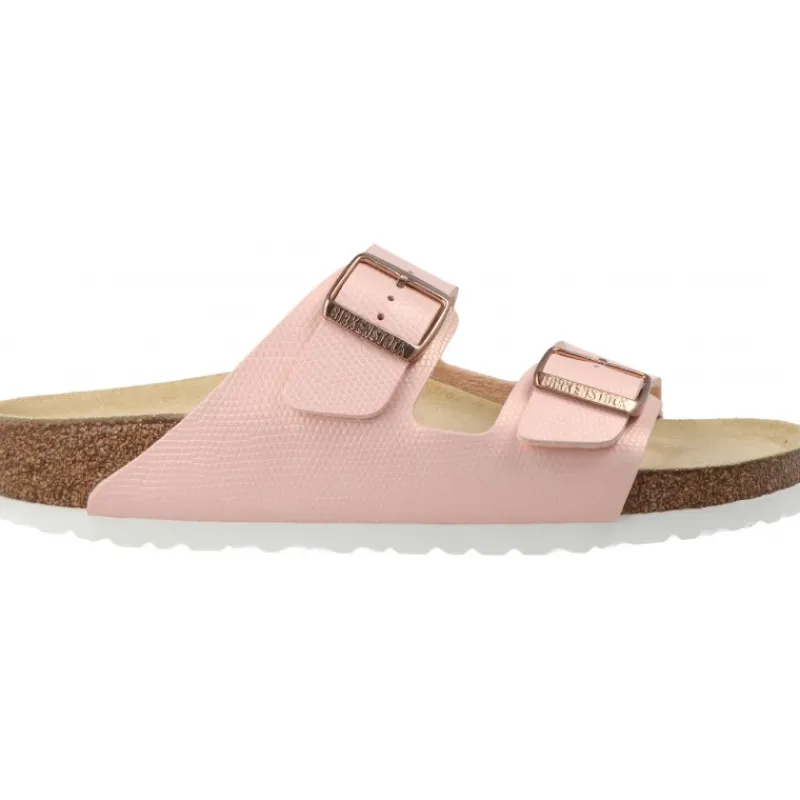 Birkenstock Arizona Birko Flor Shiny Lizard*Femme Sandales | Tongs