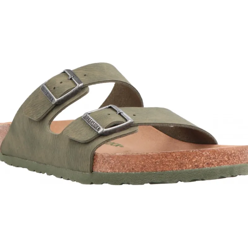 Birkenstock Arizona Desert Dust Green Vegan*Homme Sandales