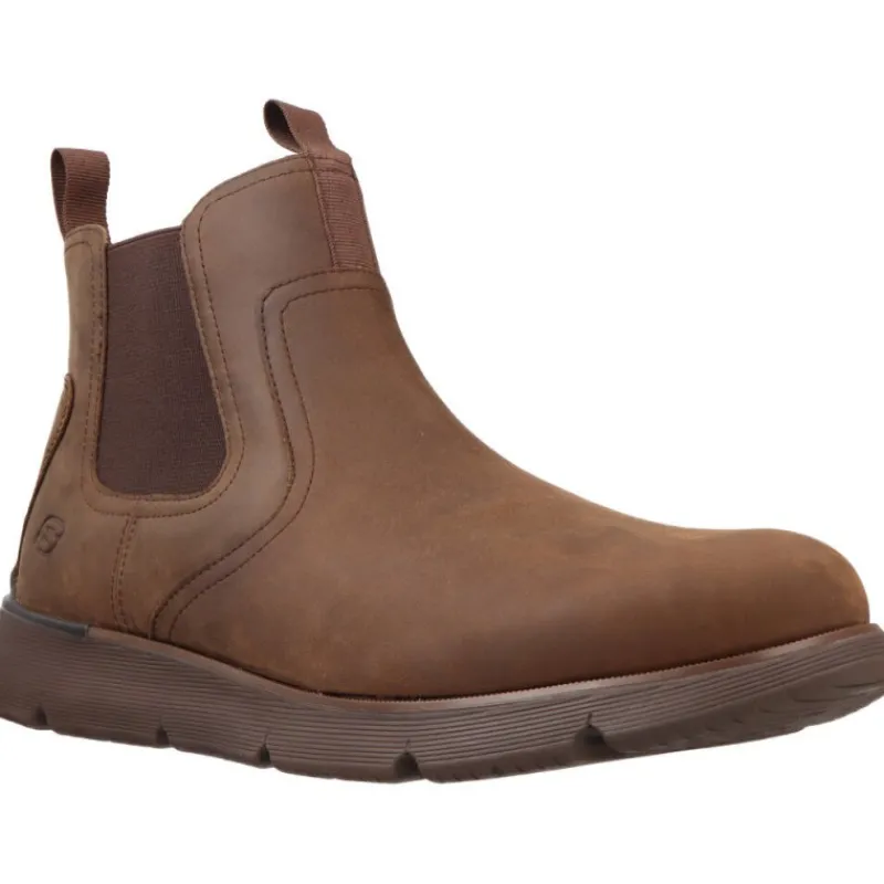 Skechers Augustino Brown*Homme Bottes / Montantes | Casual