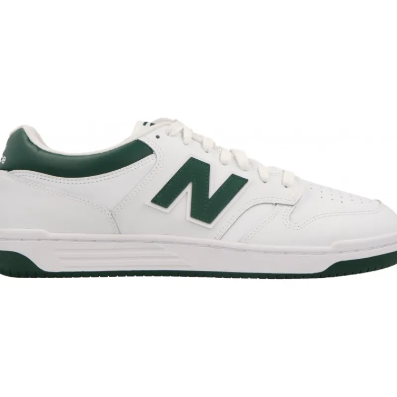 New balance BB480 blanc/vert*Homme Sneakers