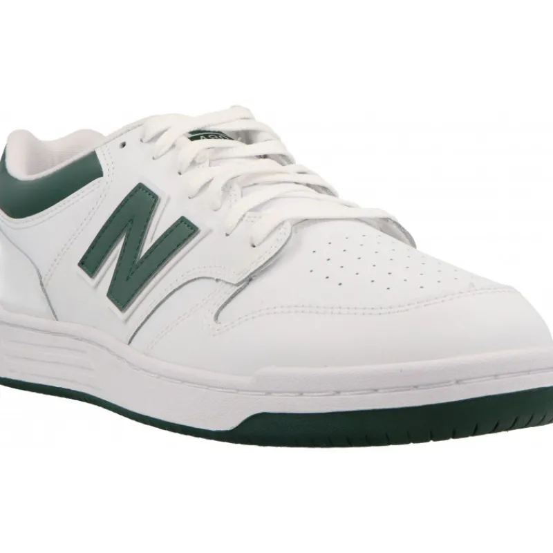 New balance BB480 blanc/vert*Homme Sneakers