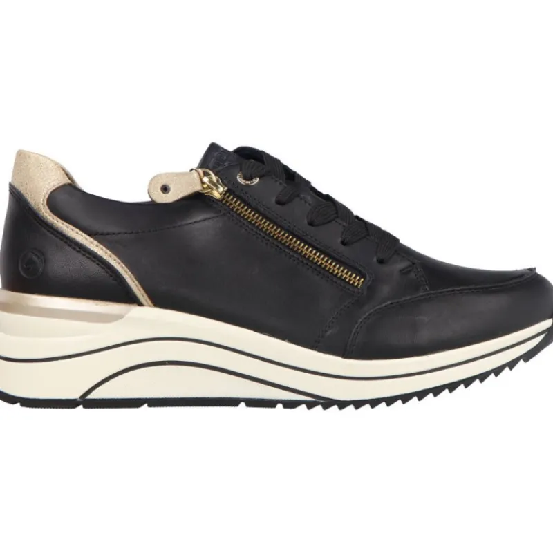 Remonte Cala Black Gold*Femme Sneakers