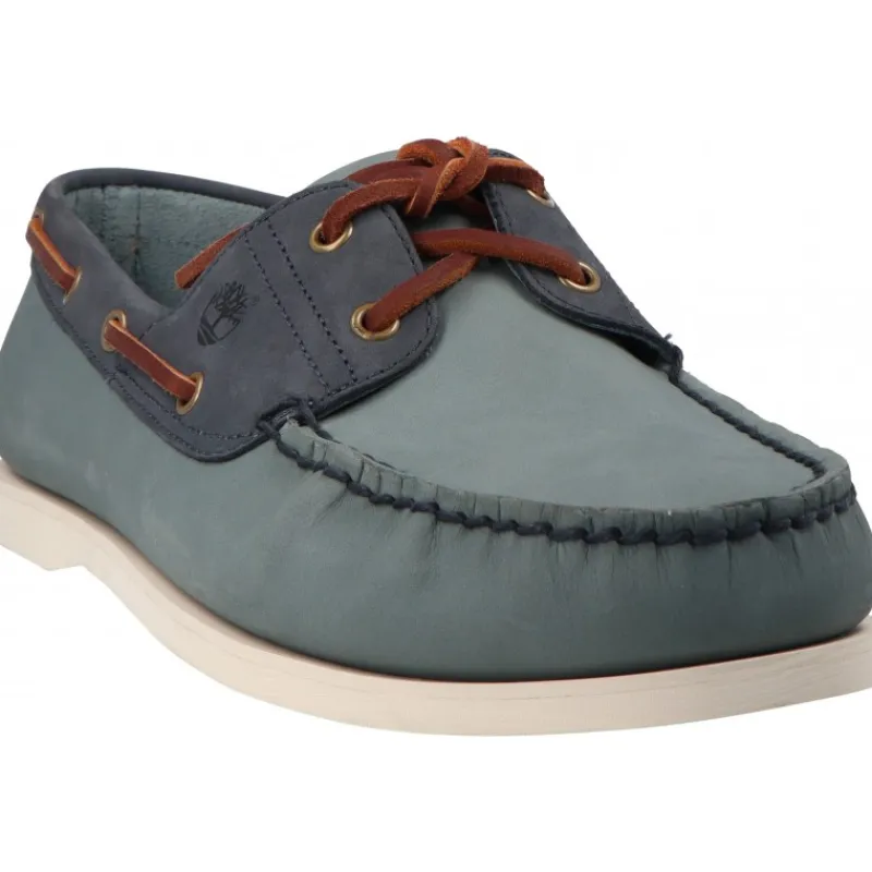 Timberland Classic Boat Medium Blue Nubuck*Homme Casual | Bateau