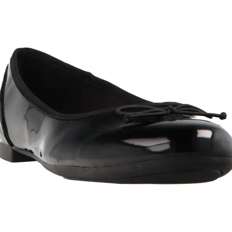 Clarks Couture Bloom Black Pat*Femme Ballerines