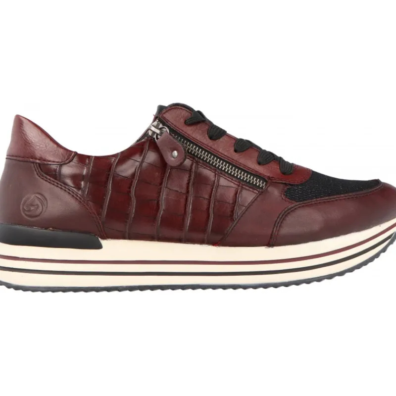 Remonte Cristal Burgundy*Femme Sneakers