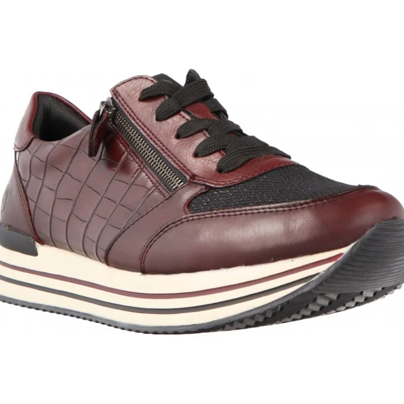 Remonte Cristal Burgundy*Femme Sneakers