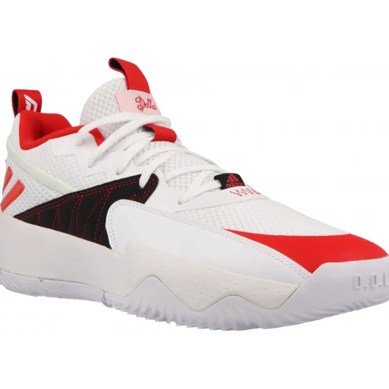 Adidas Dame Certified White/Red*Homme Basketball | Baskets