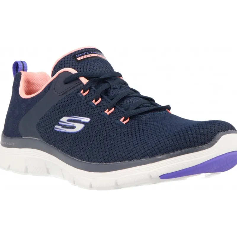 Skechers Flex Appeal 4.0 Elegant Ways Bleu*Femme Baskets