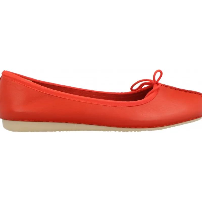 Clarks Freckle Ice Orange*Femme Ballerines