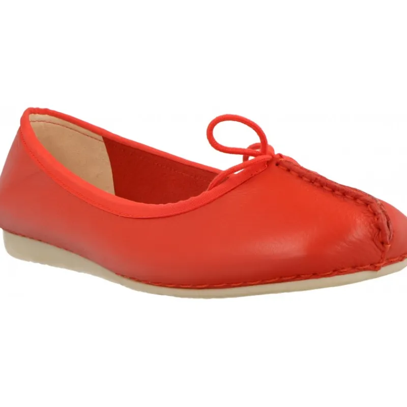 Clarks Freckle Ice Orange*Femme Ballerines