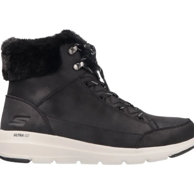 Skechers Glacial Ultra Cozyly Black*Femme Bottines