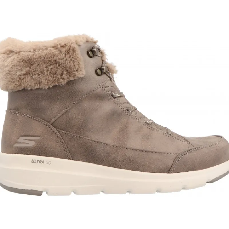 Skechers Glacial Ultra Cozyly Taupe*Femme Bottines