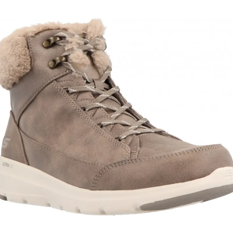 Skechers Glacial Ultra Cozyly Taupe*Femme Bottines