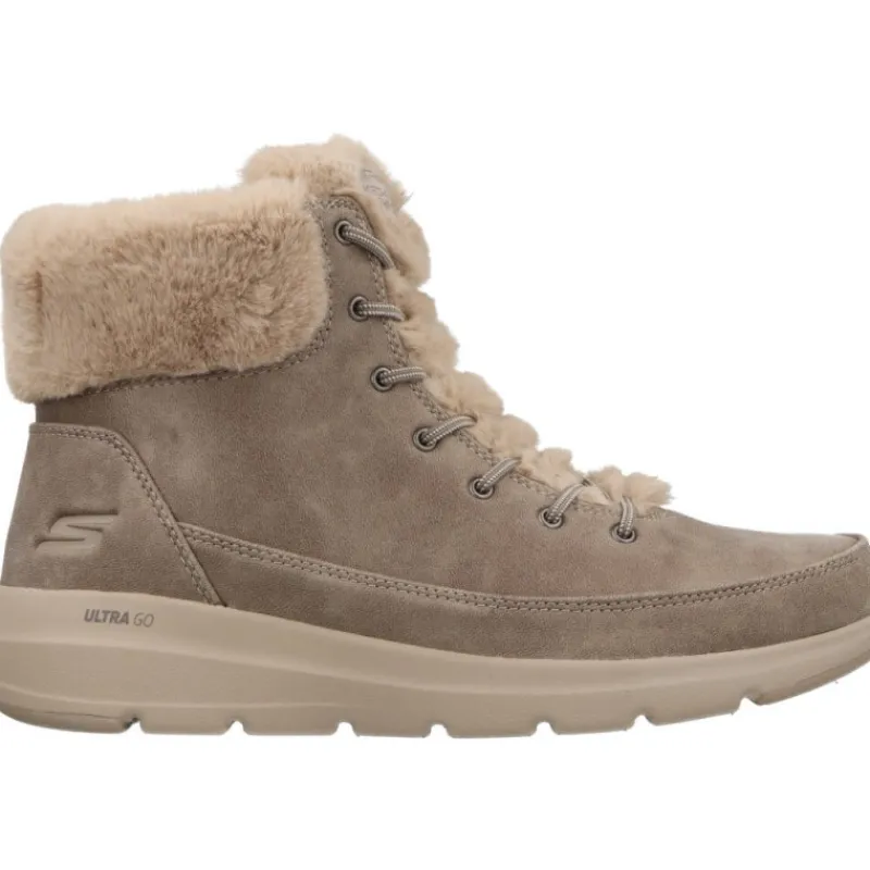 Skechers Glacial Ultra Taupe*Femme Bottines