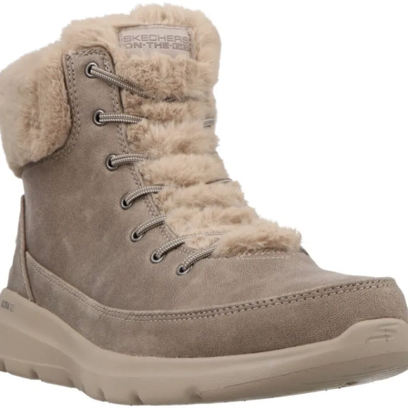 Skechers Glacial Ultra Taupe*Femme Bottines