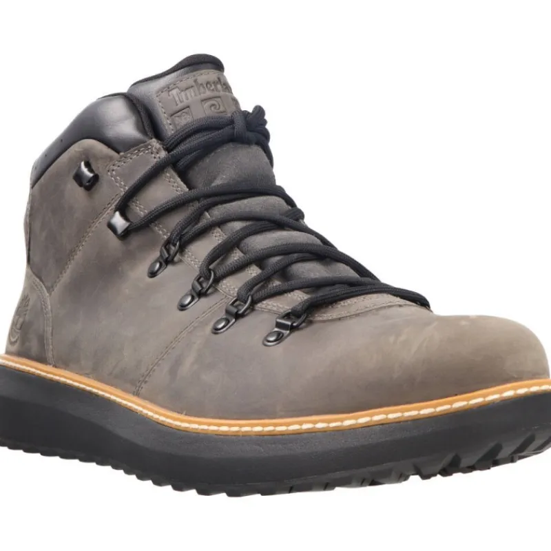 Timberland Hudson Mid Lace WP Dark Grey*Homme Bottes / Montantes | Casual