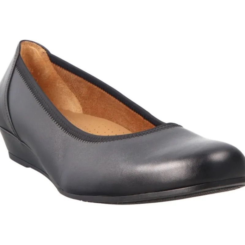 Gabor Noemi Cuero Black*Femme Ballerines