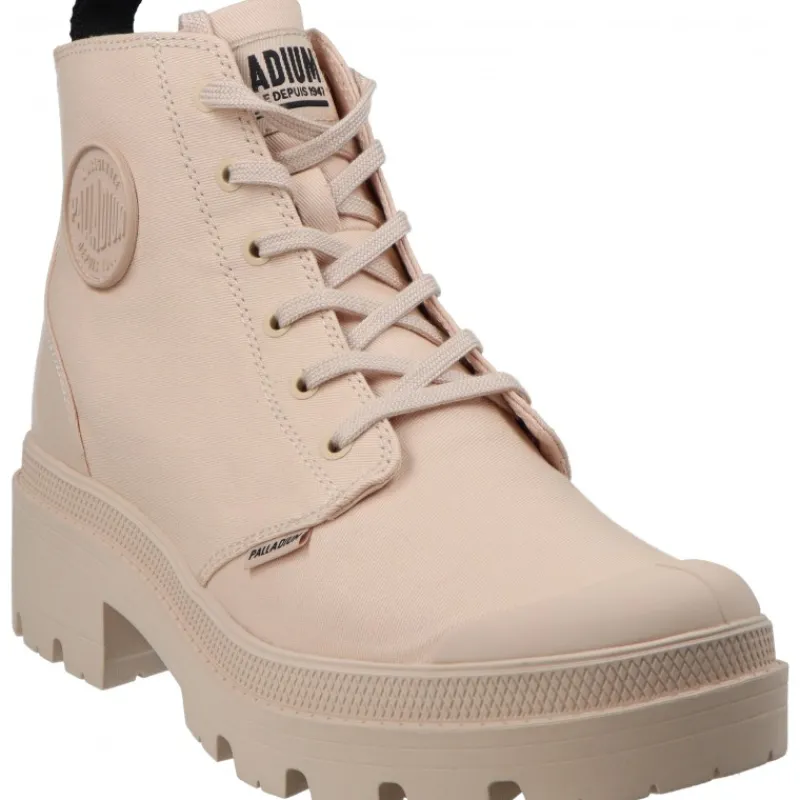 Palladium Pallabase Twill Twill Sand*Femme Bottines