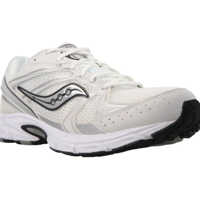 Saucony Rider Millenium White/Silver*Homme Sneakers | Baskets