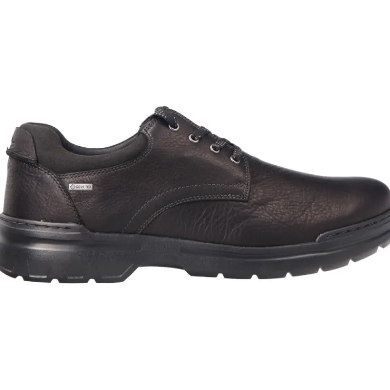 Clarks Rockie Walk GTX Black Leather*Homme Sneakers