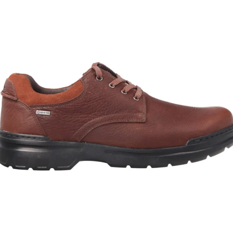 Clarks Rockie Walk GTX Dark Tan Lea*Homme Sneakers