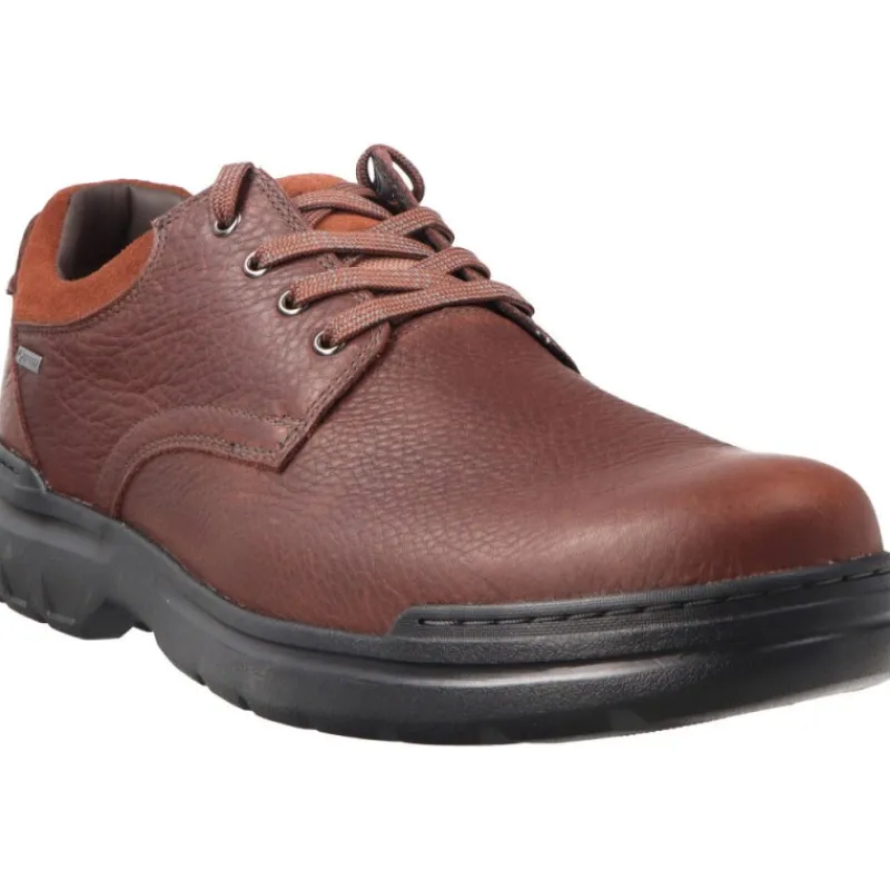 Clarks Rockie Walk GTX Dark Tan Lea*Homme Sneakers