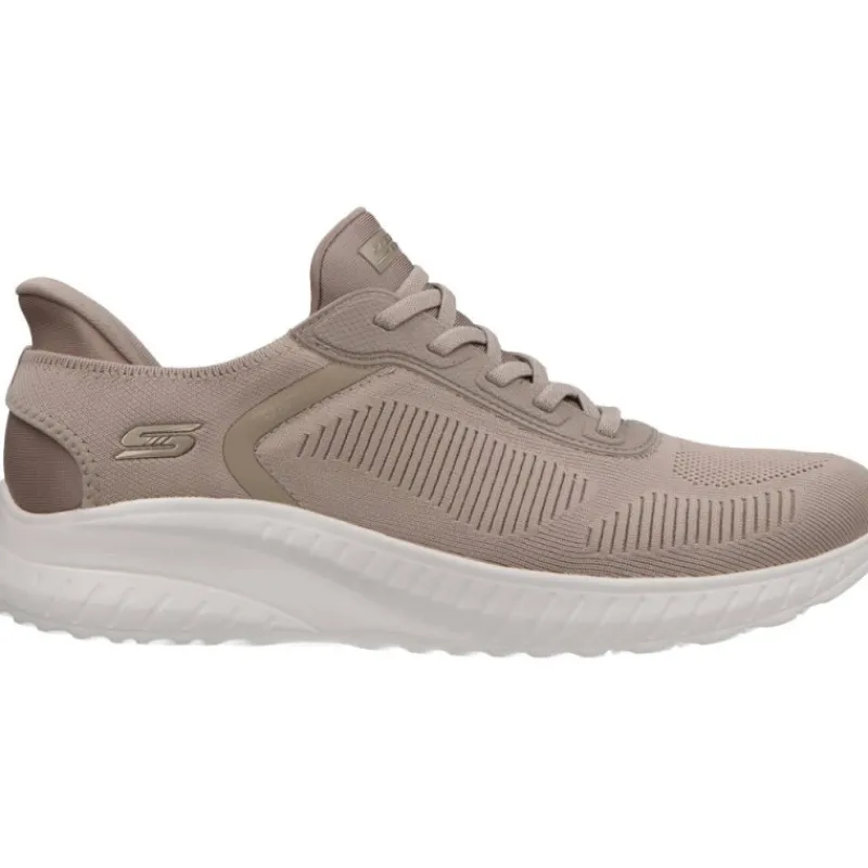 Skechers Slip Ins BOBS Squad Chaos Taupe*Femme Baskets