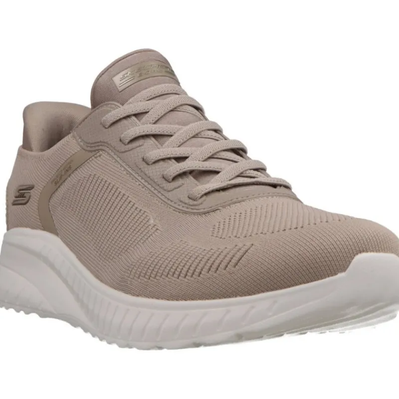 Skechers Slip Ins BOBS Squad Chaos Taupe*Femme Baskets