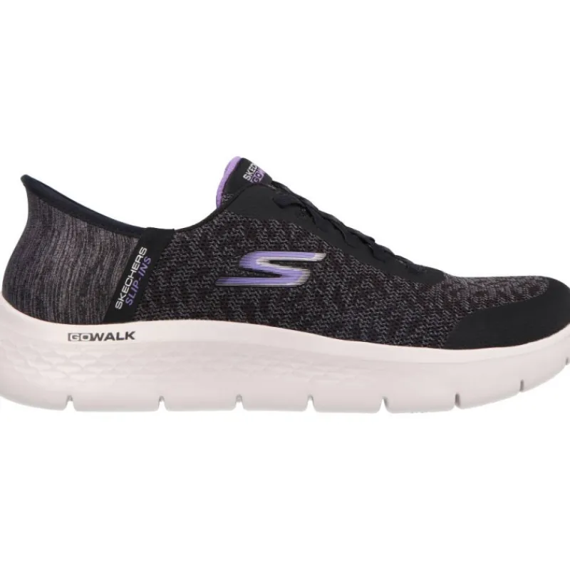 Skechers Slip Ins Go Walk Flex Black*Femme Baskets