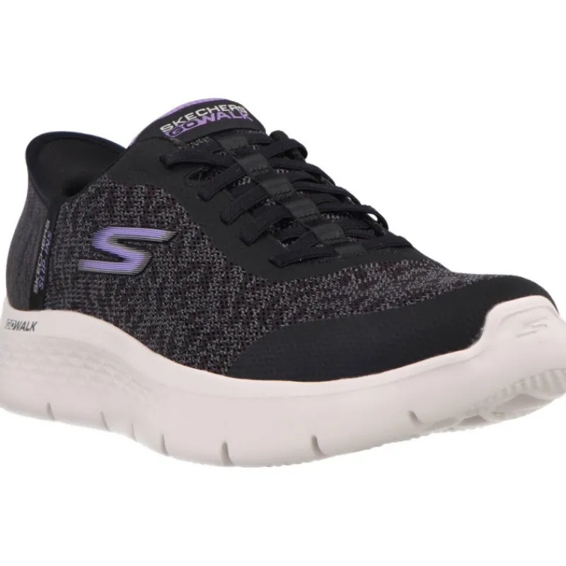 Skechers Slip Ins Go Walk Flex Black*Femme Baskets