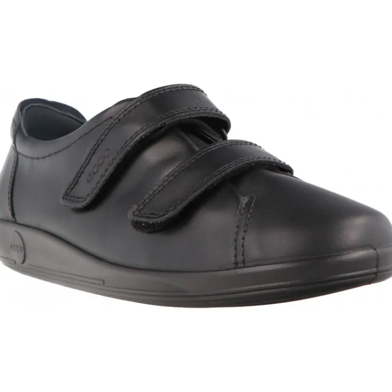 Ecco Soft 2.0 Velcro Black*Femme Mocassins