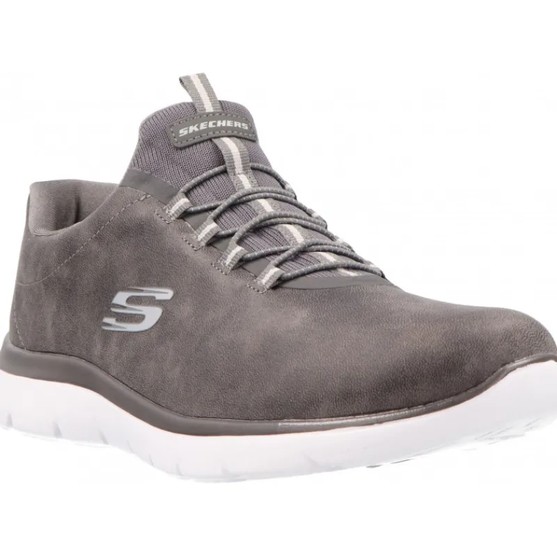 Skechers Summits Itz Bazik Gris*Femme Baskets