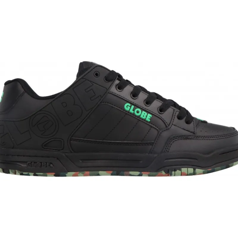 Globe Tilt Black Green Mosaic*Homme Sneakers