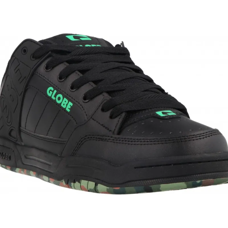 Globe Tilt Black Green Mosaic*Homme Sneakers