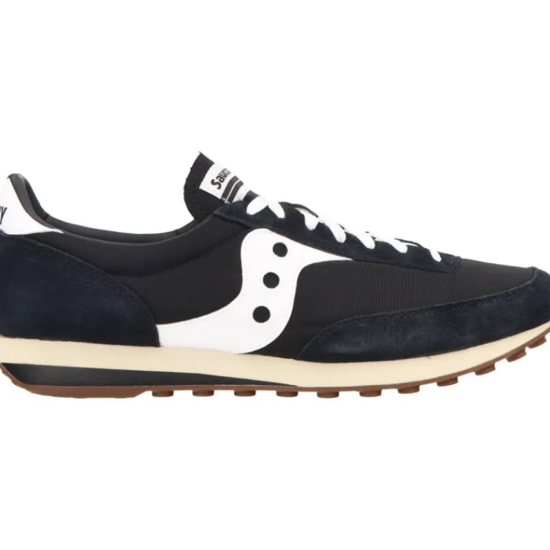 Saucony Trainer 80 Black/White*Homme Sneakers | Casual