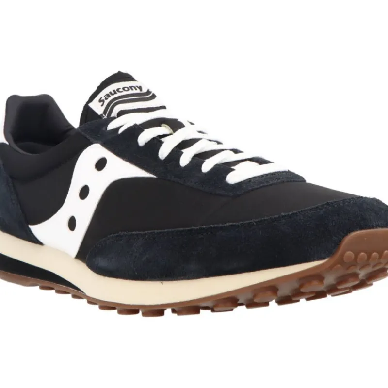 Saucony Trainer 80 Black/White*Homme Sneakers | Casual