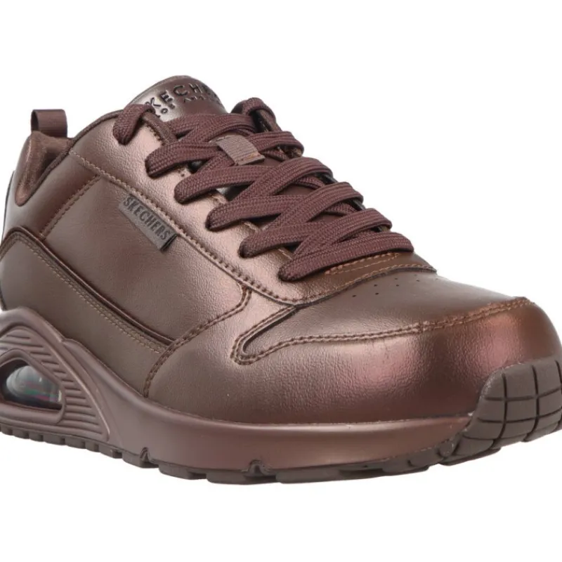 Skechers Uno Galactic Gal Chocolate*Femme Sneakers