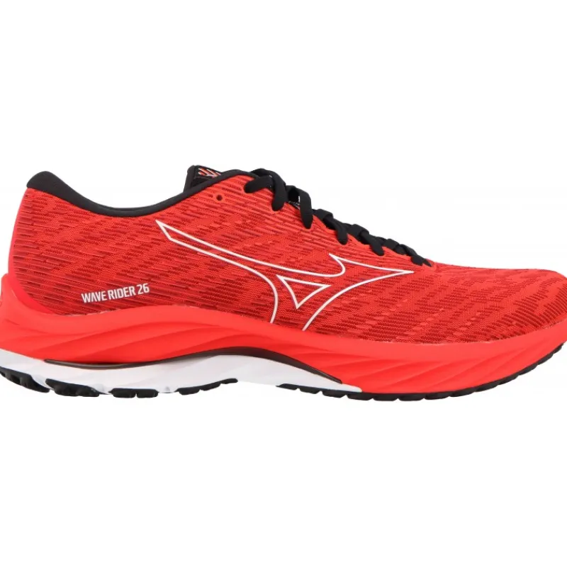 Mizuno Wave Rider 26 Ignition Rouge*Homme Running | Baskets