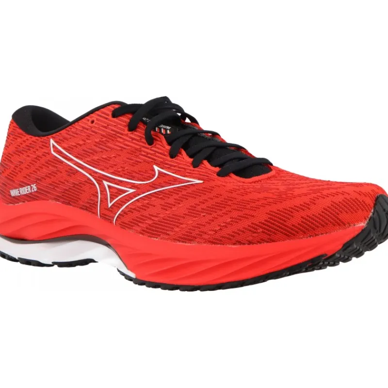 Mizuno Wave Rider 26 Ignition Rouge*Homme Running | Baskets