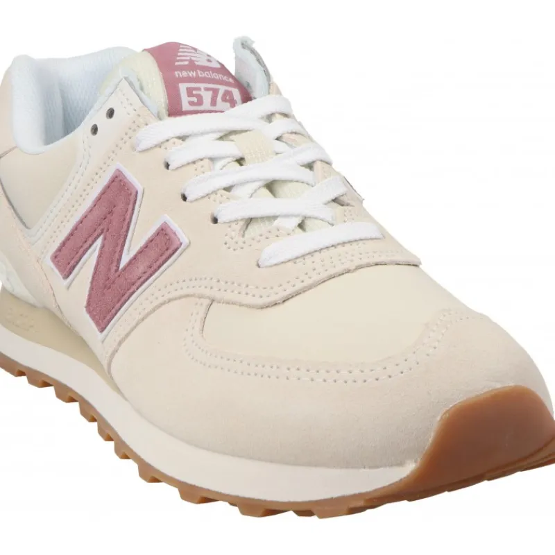 New balance WL574 QC2 Beige/Lila*Femme Sneakers