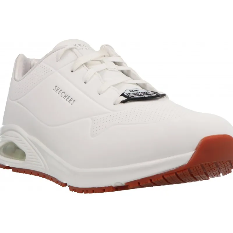 Skechers Work Uno Sr Sutal White*Homme Sneakers