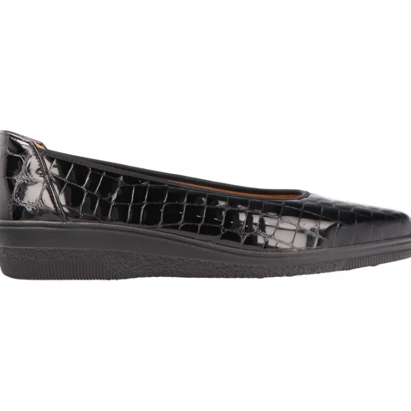 Gabor Zahide Alligator black*Femme Ballerines