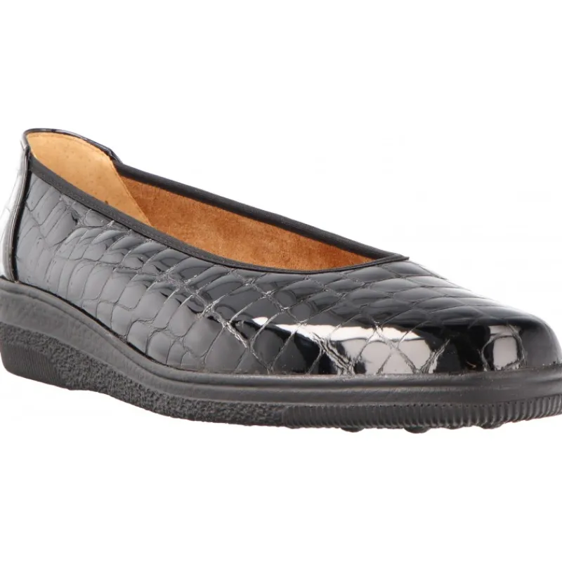 Gabor Zahide Alligator black*Femme Ballerines